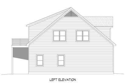 Barn House Plan #940-00396 Elevation Photo