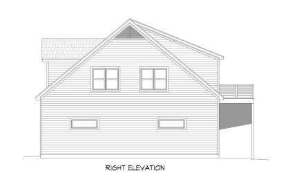 Barn House Plan #940-00396 Elevation Photo