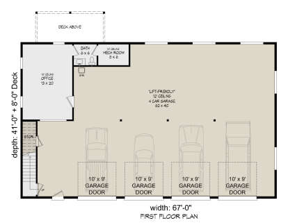 House Plan House Plan #26168 Drawing 1