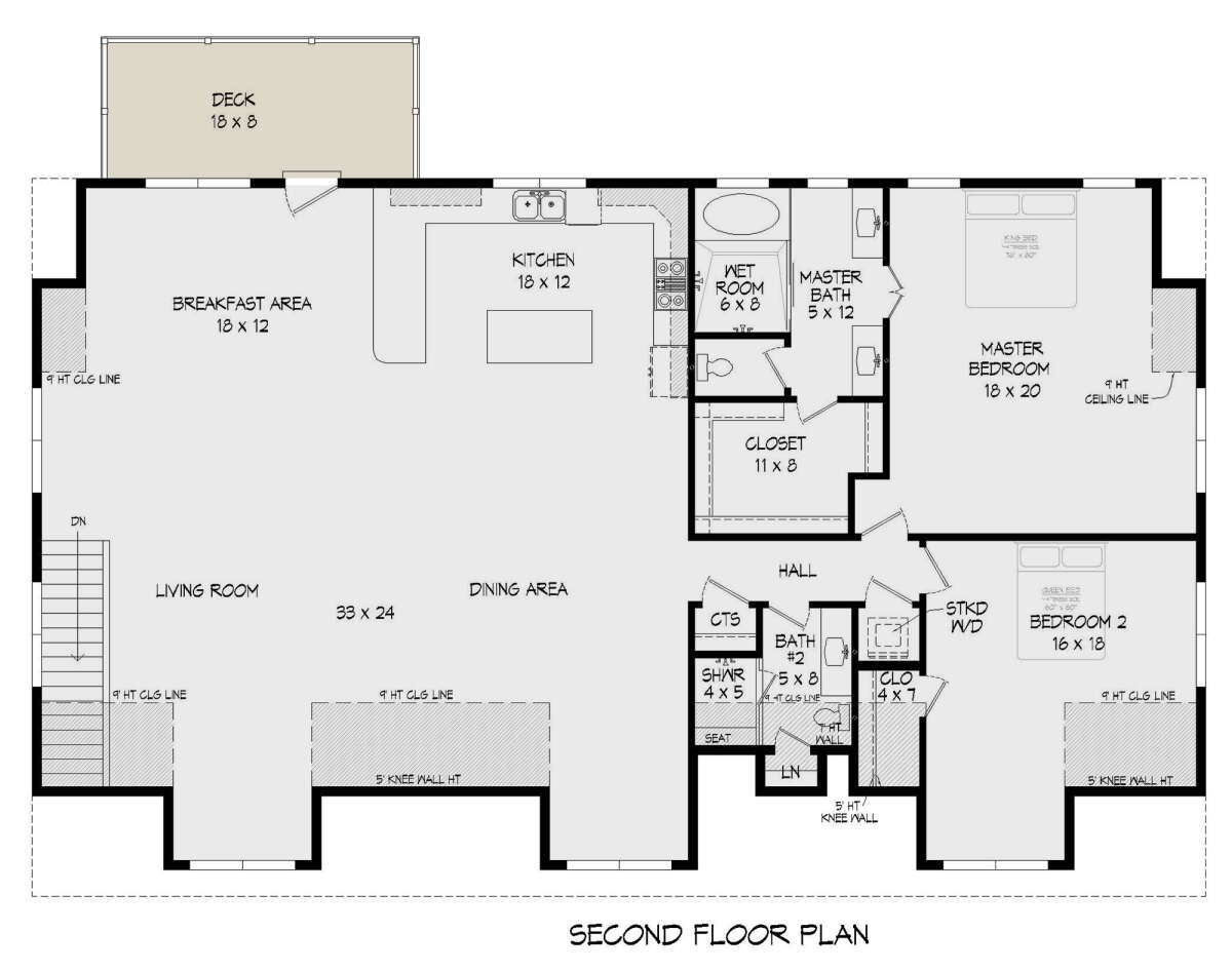 Second Floor for House Plan #940-00396