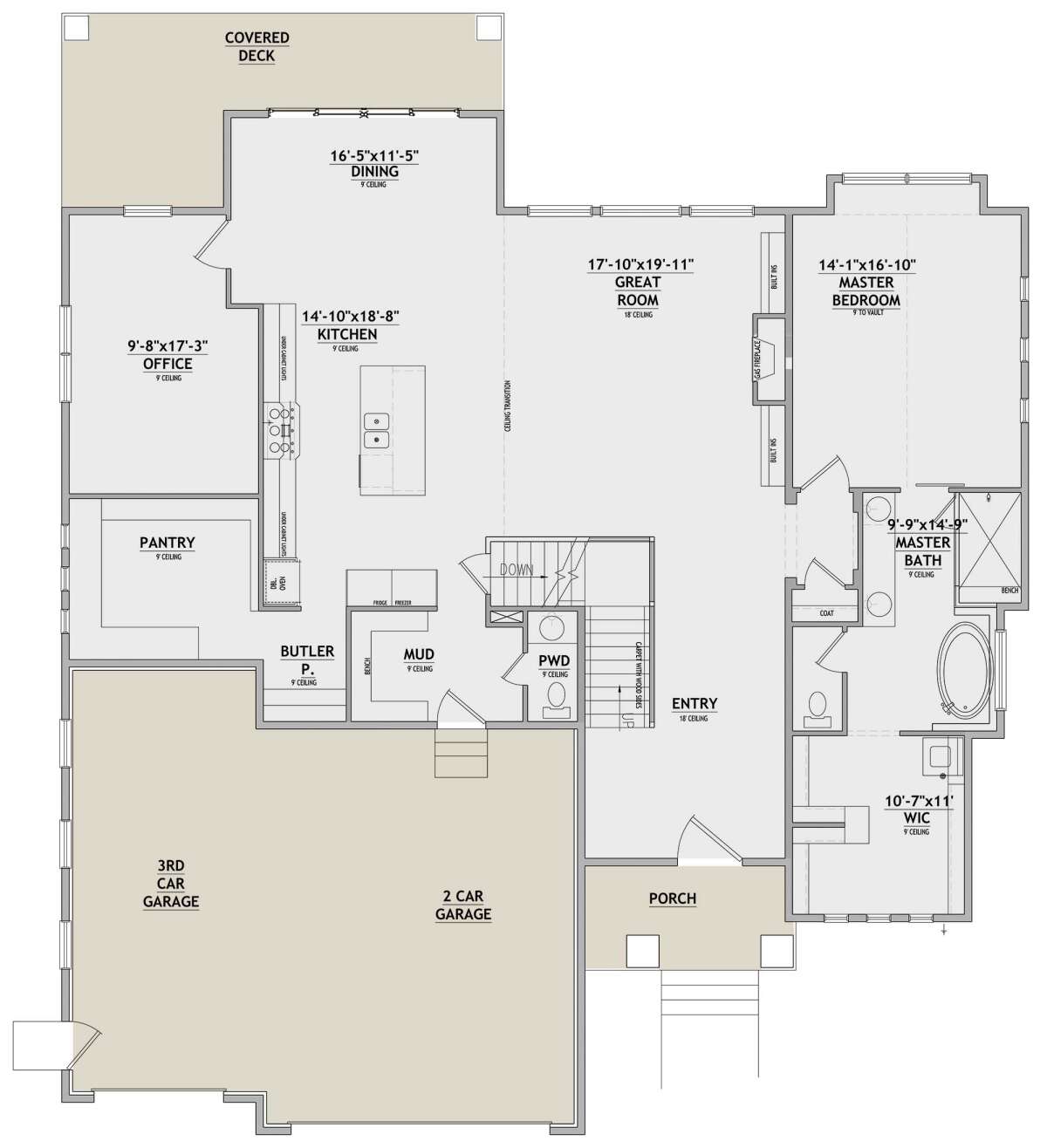 Main Floor for House Plan #8768-00011