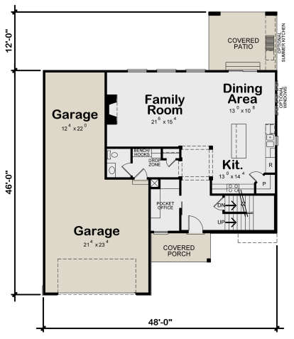 Main Floor for House Plan #402-01720