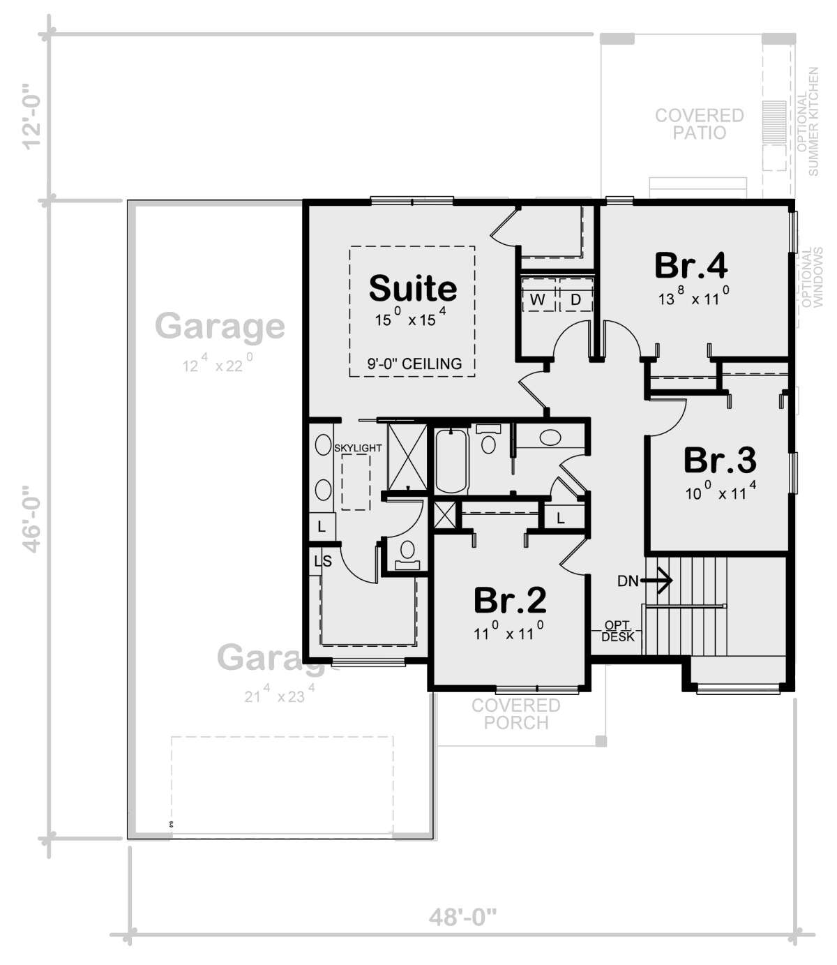 Second Floor for House Plan #402-01720