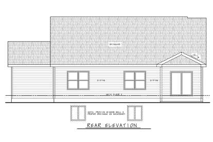 Modern Farmhouse House Plan #402-01721 Elevation Photo