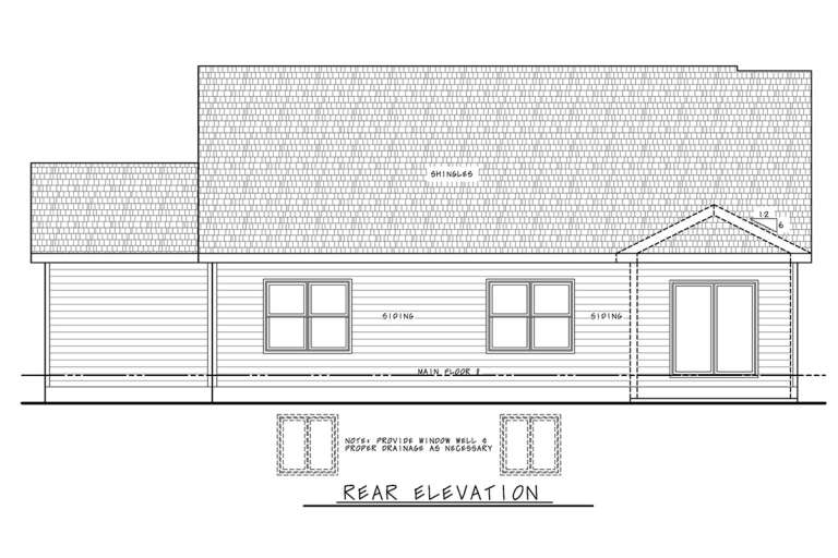 Modern Farmhouse House Plan #402-01721 Elevation Photo