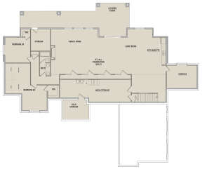 Basement for House Plan #8768-00012
