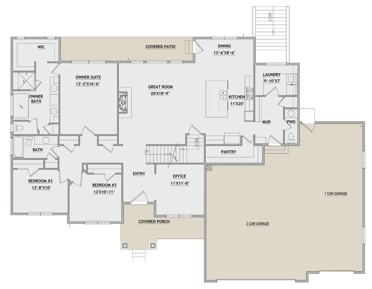 Main Floor for House Plan #8768-00013