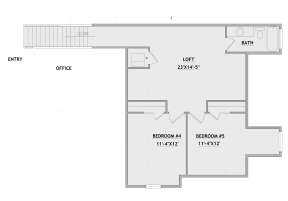 Second Floor for House Plan #8768-00013