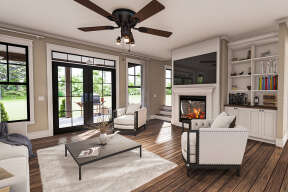 Modern Farmhouse House Plan #009-00308 Additional Photo