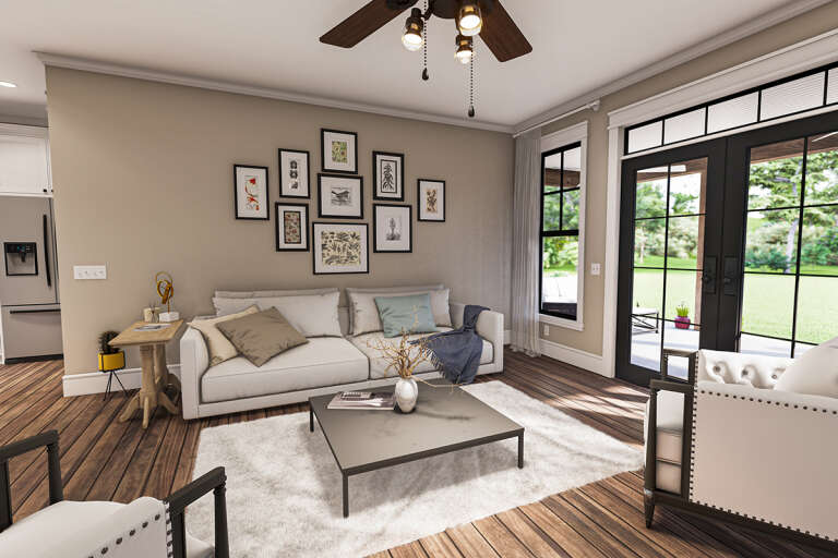 Modern Farmhouse House Plan #009-00308 Additional Photo