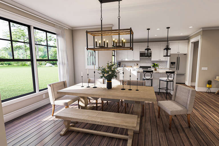 Modern Farmhouse House Plan #009-00308 Additional Photo