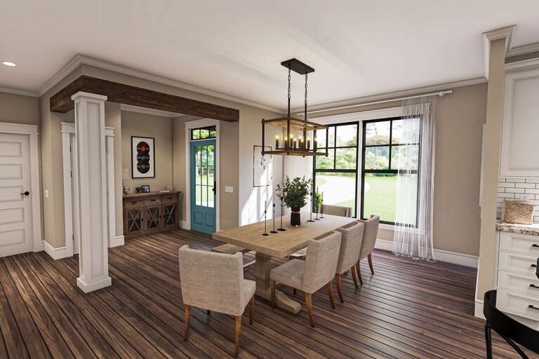 Modern Farmhouse House Plan #009-00308 Additional Photo