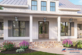 Modern Farmhouse House Plan #041-00263 Elevation Photo