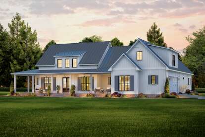 Modern Farmhouse House Plan #041-00263 Elevation Photo