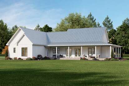 Modern Farmhouse House Plan #041-00263 Elevation Photo