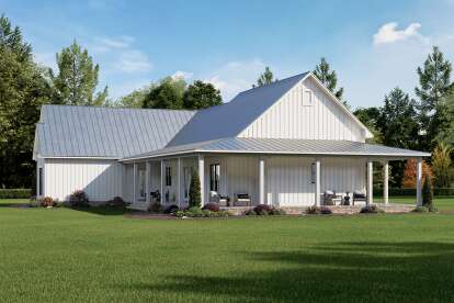 Modern Farmhouse House Plan #041-00263 Elevation Photo