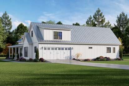 Modern Farmhouse House Plan #041-00263 Elevation Photo