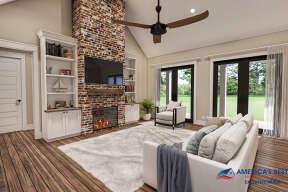 Modern Farmhouse House Plan #041-00263 Additional Photo