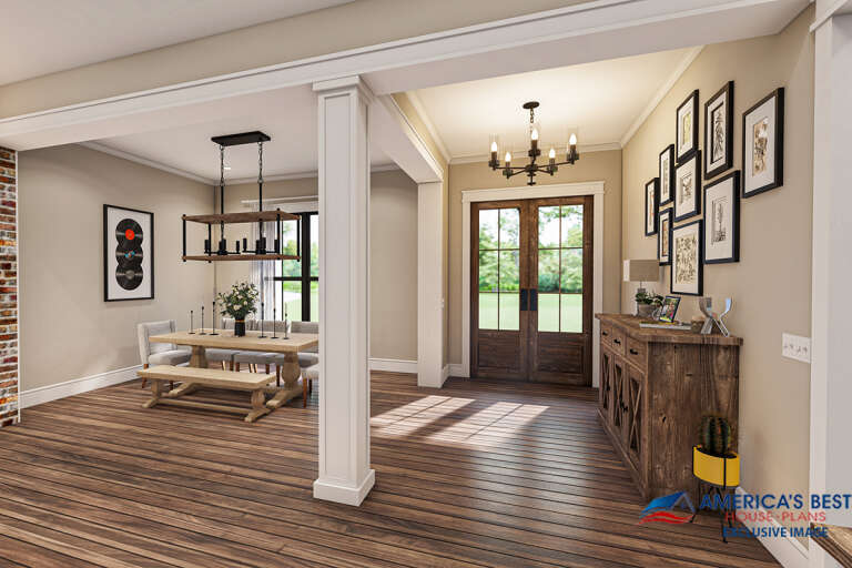 Modern Farmhouse House Plan #041-00263 Additional Photo
