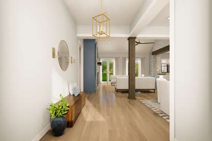 Modern Farmhouse House Plan #041-00263 Additional Photo