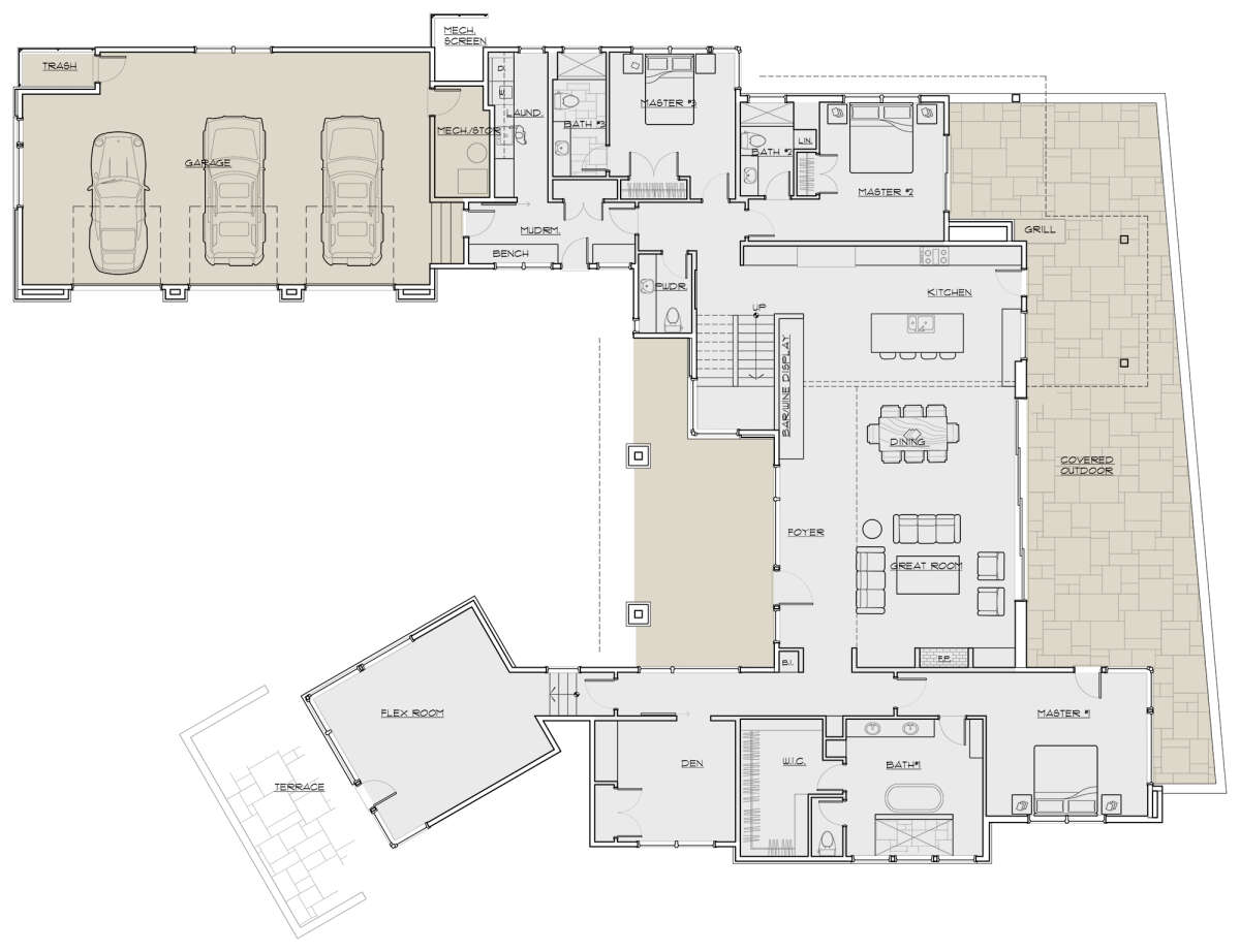 Main Floor for House Plan #5829-00034