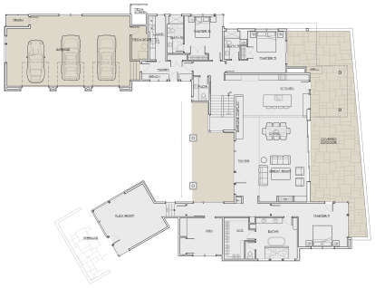 Main Floor for House Plan #5829-00034