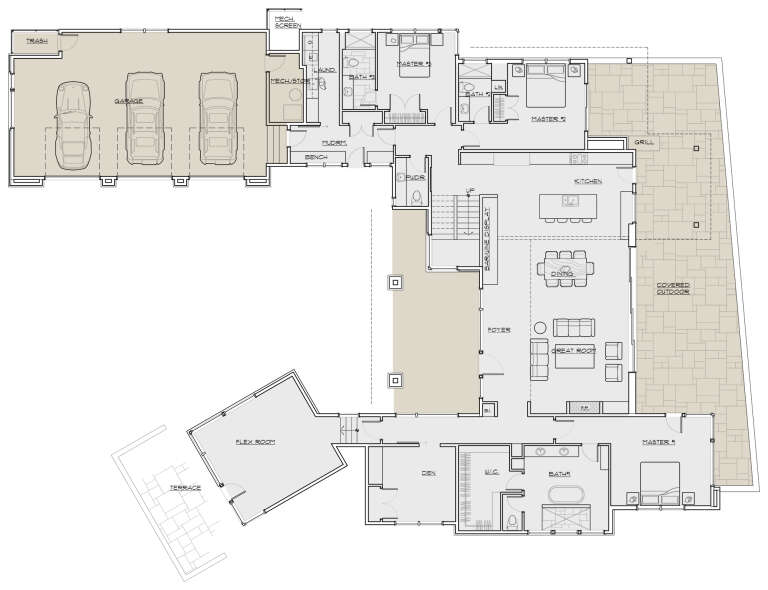 House Plan House Plan #26191 Drawing 1