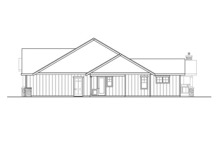 Farmhouse House Plan #035-00960 Elevation Photo