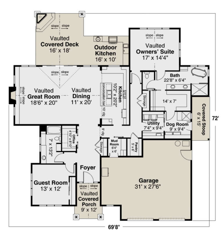 House Plan House Plan #26194 Drawing 1