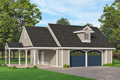 Country House Plan #035-00961 Elevation Photo