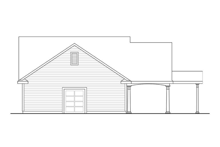 Country House Plan #035-00961 Elevation Photo