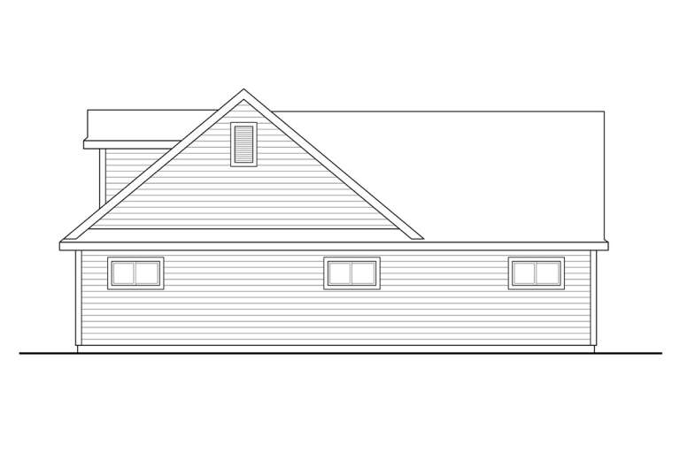 Country House Plan #035-00961 Elevation Photo