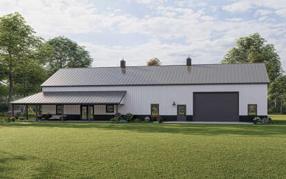 Barn House Plan #5032-00139 Elevation Photo