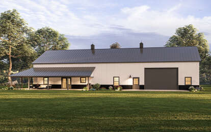 Barn House Plan #5032-00139 Elevation Photo