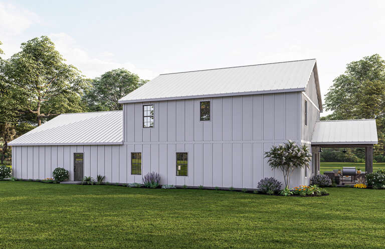 Barn House Plan #5032-00140 Elevation Photo