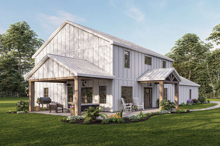 Barn House Plan #5032-00140 Elevation Photo