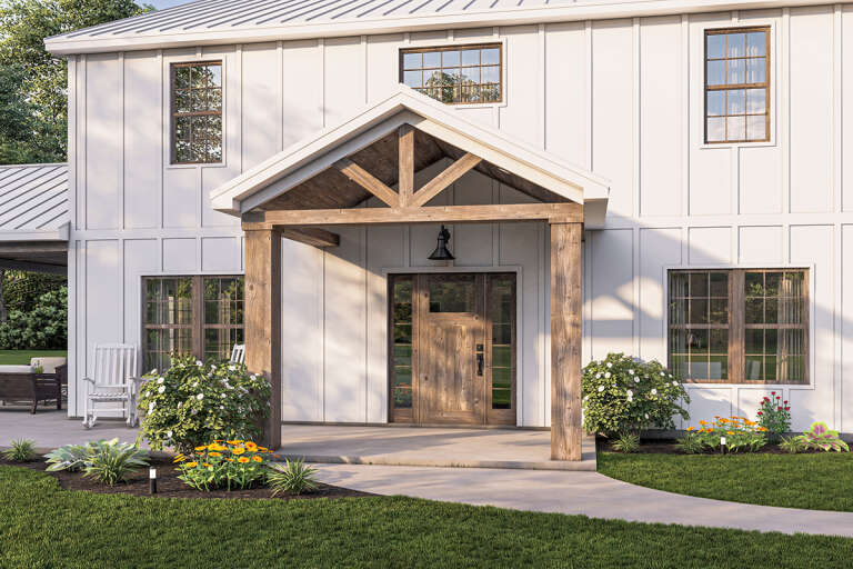 Barn House Plan #5032-00140 Elevation Photo
