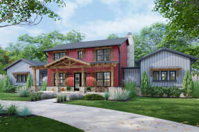 Barn House Plan #9401-00115 Elevation Photo