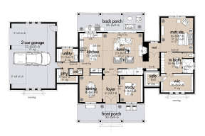 Main Floor for House Plan #9401-00115