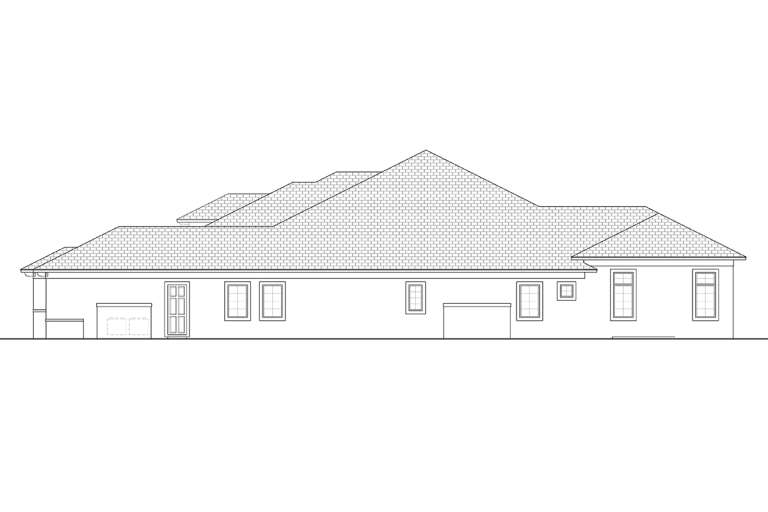 Contemporary House Plan #5565-00113 Elevation Photo