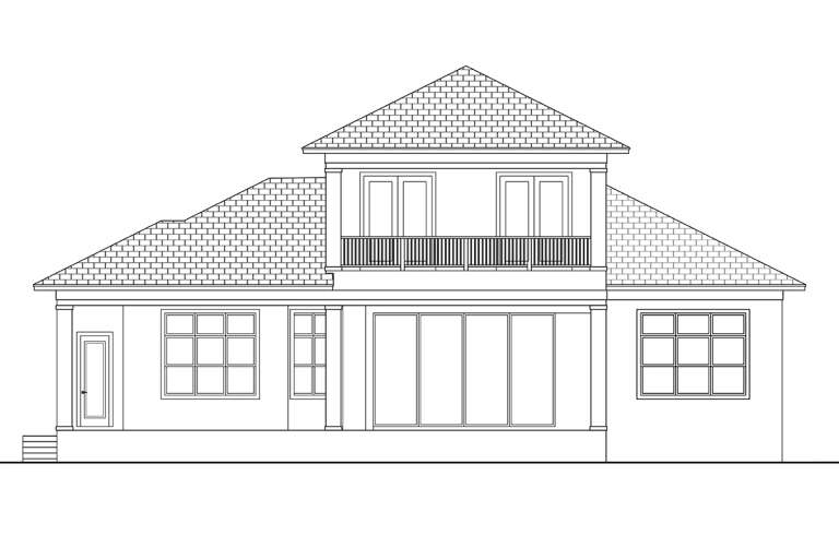 Contemporary House Plan #5565-00114 Elevation Photo