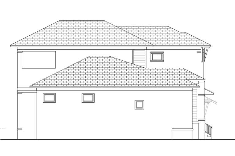 Contemporary House Plan #5565-00114 Elevation Photo