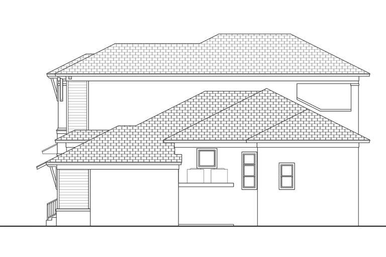 Contemporary House Plan #5565-00114 Elevation Photo