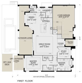 Main Floor for House Plan #5565-00114