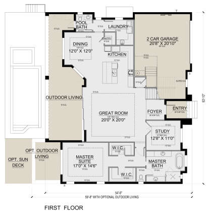 Main Floor for House Plan #5565-00114