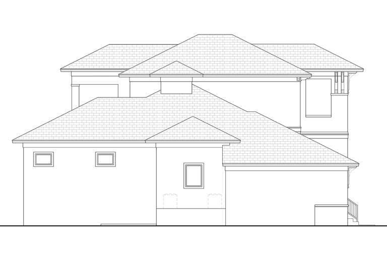 Contemporary House Plan #5565-00115 Elevation Photo
