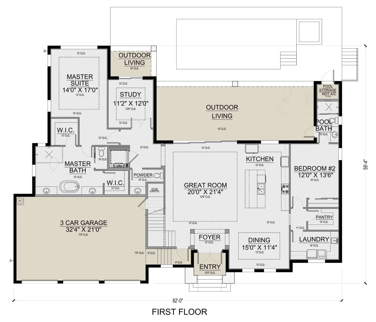 Main Floor for House Plan #5565-00115