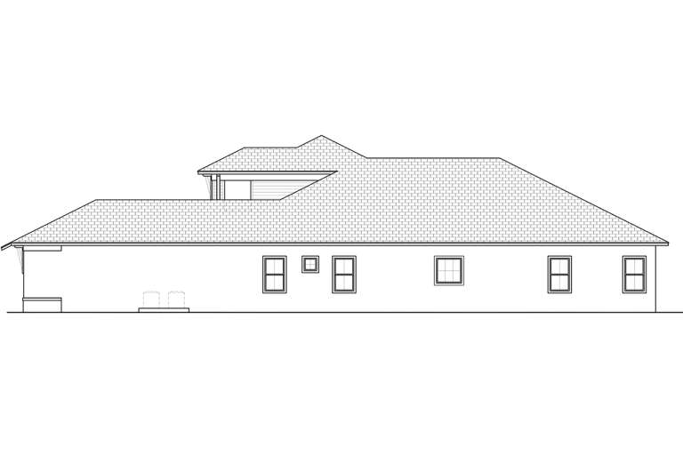 Contemporary House Plan #5565-00116 Elevation Photo