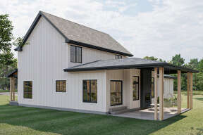 Modern Farmhouse House Plan #963-00617 Elevation Photo