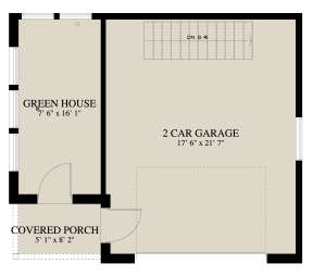 Garage Floor for House Plan #2802-00103